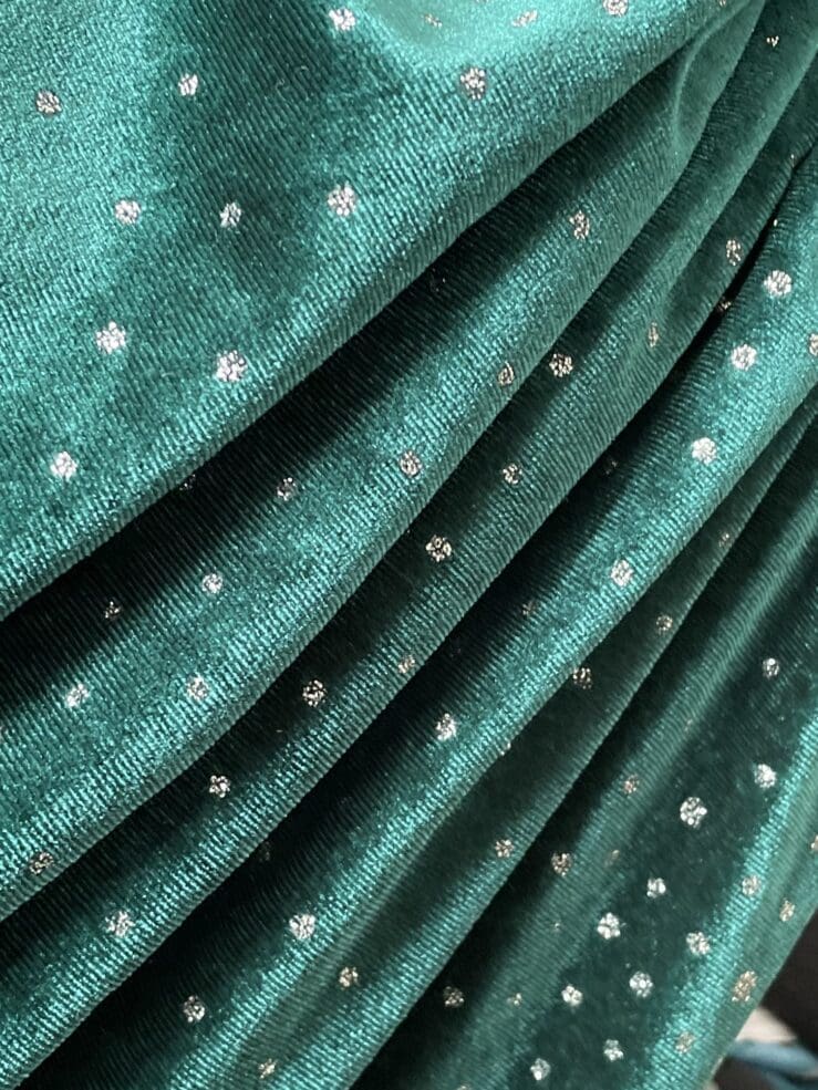 Joann Fabric Green Velvet