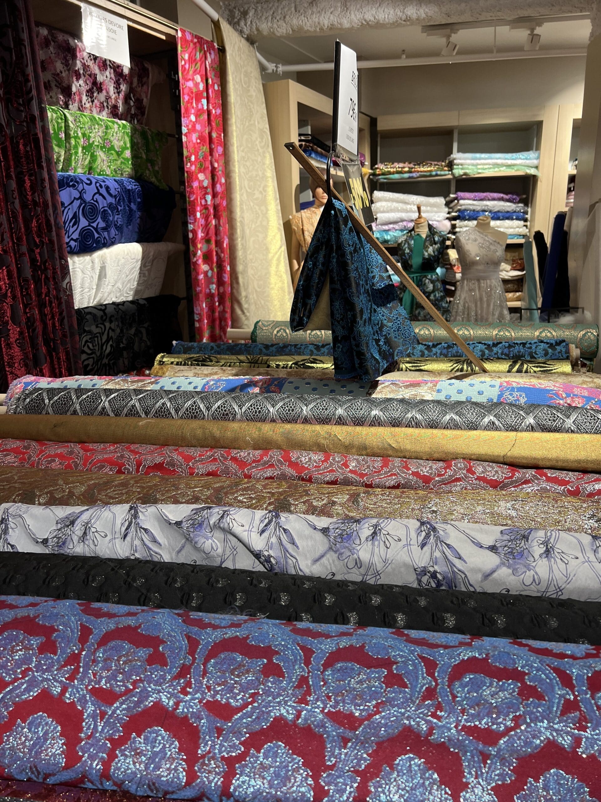 My hot new nine fabrics for fall fabrics from paris france sewing